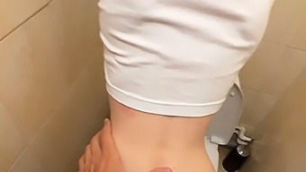 Private Party Sex In Bathroom And Bedroom With Big Boobs And Oral Pleasures