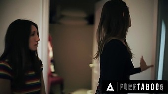 Maya Woulfe, A Young Virgin, Breaks Trust With Her Girlfriend To Pursue A Sexual Relationship With Her Older Stepsister Gizelle Blanco, Leading To Intense And Forbidden Encounters