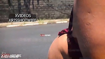 Kriss Hotwife Noel Undressing In Salvador Bahia'S Bustling Streets - A Christmas Treat