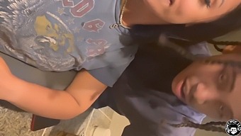 Stepmother With Big Boobs Has Rough Sex With Stepson While Father Is Not Home (Part 2)