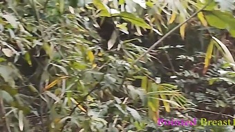 A Mad Ex-Boyfriend Has Sex With A Rural Girl In The Wilderness Vigorously Until He Ejaculates.