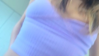 Pov Experience With A Nerdy Teen'S Big Ass And Creampie Surprise