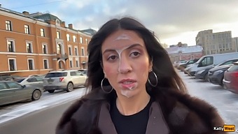 A Mysterious Man Gave Me A Handjob And Blowjob In The Parking Lot, Then Strolled Around With My Semen On His Face - A Public Ejaculation