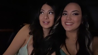 Sultry Latina Beauties Cami Strella And Nika Venom Seduce Their Uber Driver Lev Lieben For A Steamy Threesome